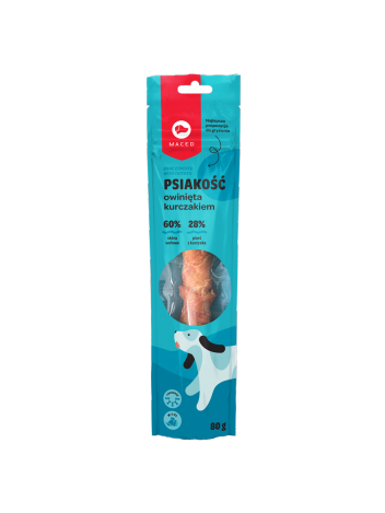 Psiakość owinięta kurczakiem 80g