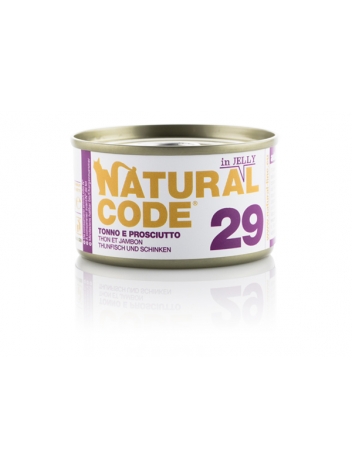 Natural Code Cat 29 Tuna and ham in jelly 85g