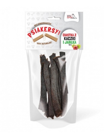 Psiakersy Kaczka z jabłkiem 100g