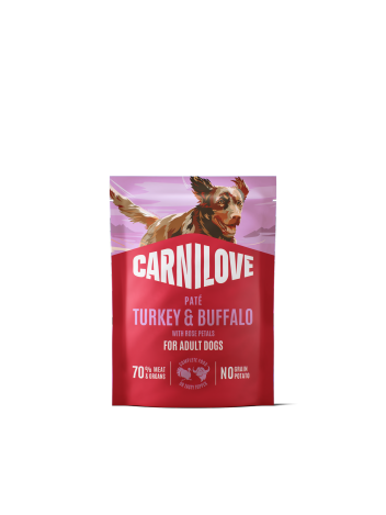 Carnilove Dog saszetka 300 g Indyk, bawół