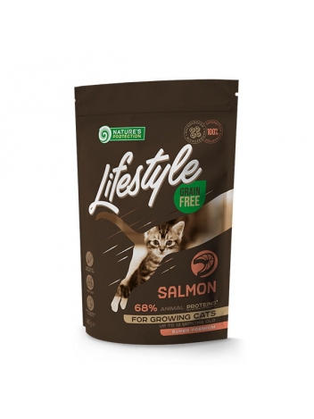 Nature's Protection Lifestyle GF Salmon Kitten 400g