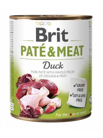 Brit Pate & Meat Duck 800g