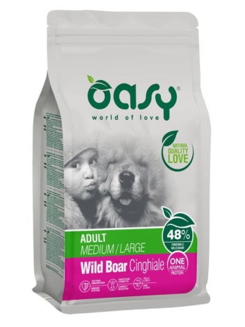 Oasy One Protein Adult M/L Wild Boar 12kg