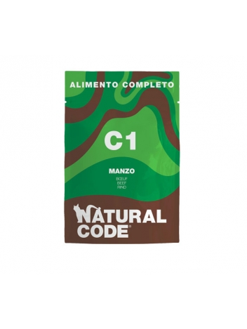 Natural Code Cat C1 Wołowina 70g