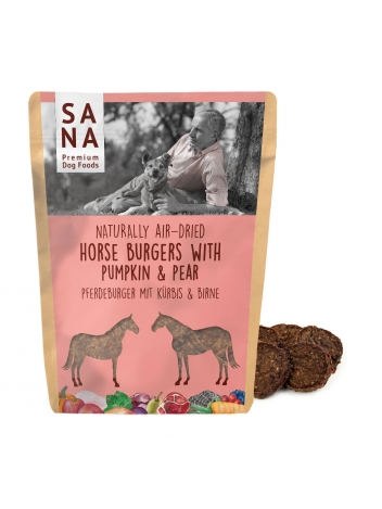 SANADog Horse Burger with pumpkin and pears 100g