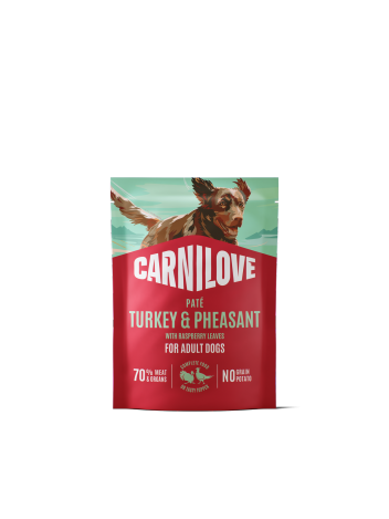 Carnilove Dog saszetka 300 g Indyk, bażant