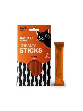 Natural Code Snack Creamy Sticks Tuna 4x14g