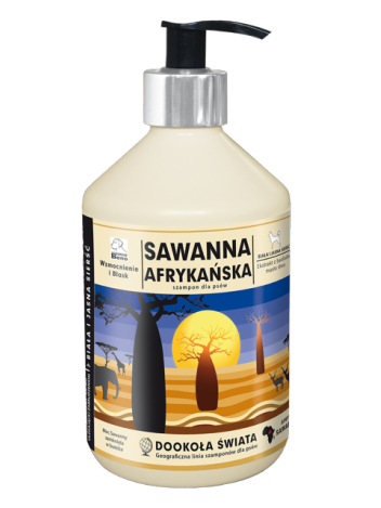 Szampon Super Beno Sawanna Afrykańska Biała i jasna sierść 400ml