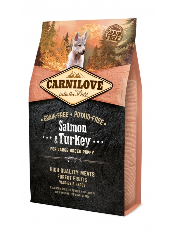 Carnilove Puppies Large Salmon & Turkey 4kg