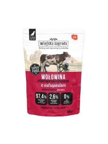 Wiejska Zagroda Monoproteinowa Wołowina 500g