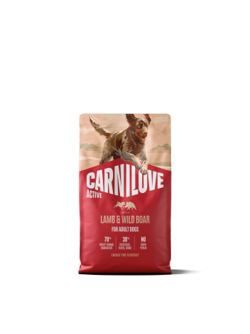 Carnilove Dog 4 kg Active Adult Lamb, Wild Boar