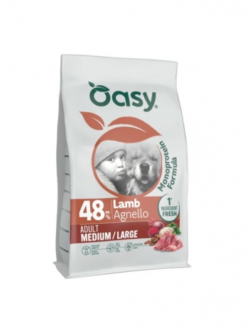 Oasy Monoprotein  Adult M/L Lamb 10kg