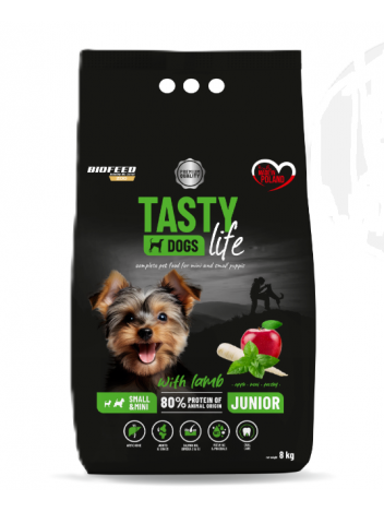 Tasty Dogs Life Junior z jagnięciną 8kg