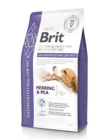 Brit Veterinary Diets Dog GF Gastrointestinal - Low Fat 2kg