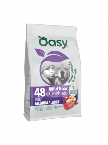 Oasy Mono 10kg AD M/L Dzik