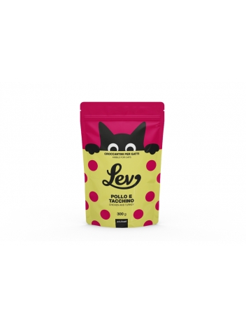 Lev Adult Cat Chicken and turkey 300g