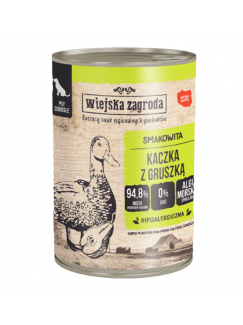 Wiejska Zagroda Kaczka z gruszką 400g