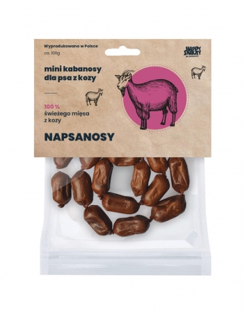 Napsanosy Mini kabanosy z kozy 100g