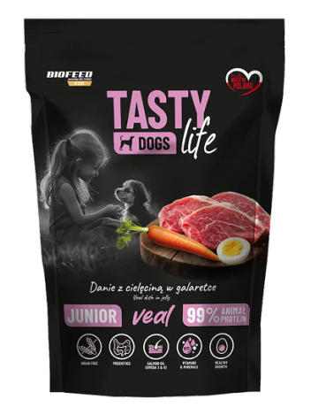 Tasty Dogs Life Junior Cielęcina 500g