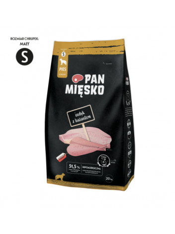 Pan Mięsko Indyk z bażantem S 20kg