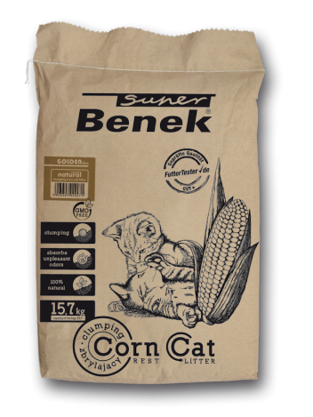 Super Benek Corn Cat Golden 25l
