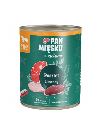 Pan Mięsko z ziołami pasztet z kaczką 800g