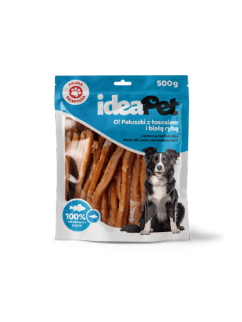 Paluszki z łososiem i biała rybą 500g