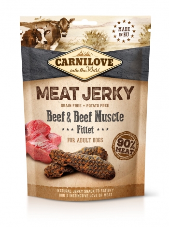 Carnilove Jerky Beef & Beef Muscle Fillet 100g