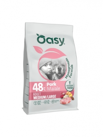 Oasy Mono 10kg AD M/L Wieprzowina