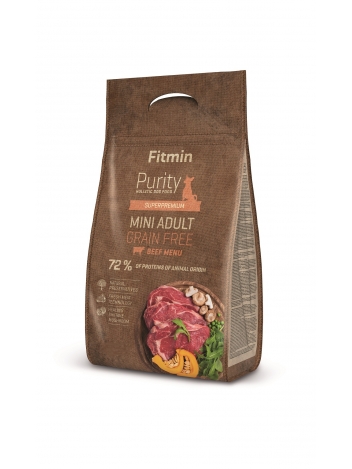 Fitmin Purity Dog Grain Free Adult Mini Beef 800g