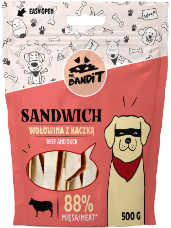 Mr. Bandit Sandwich Wołowina z kaczką 500g