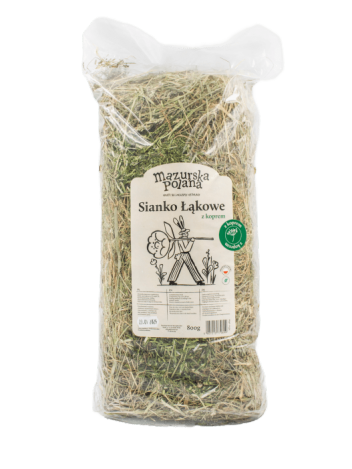 Mazurska Polana Sianko łąkowe z koprem 800g