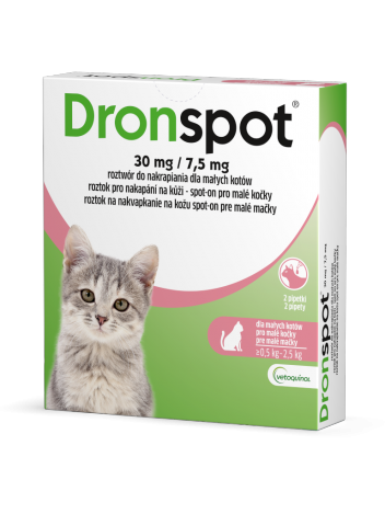 Dronspot 30mg (krople dla kotów do 2,5kg)
