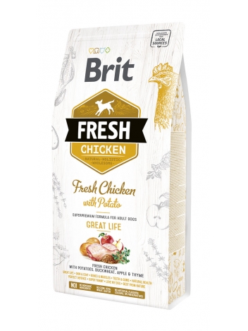 Brit Fresh Adult Chicken & Potato - 2,5kg