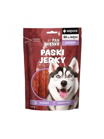 Pan Mięsko Paski Jerky Kaczka 100g