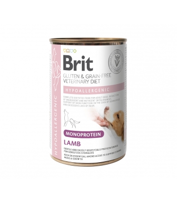 Brit Veterinary Diets Hypoallergenic Lamb 400g