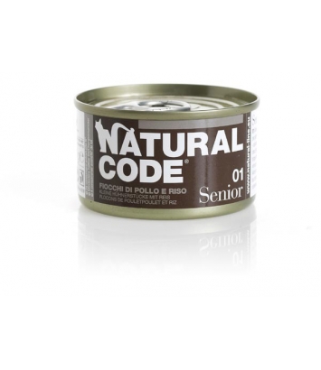 Natural Code Cat Senior 01 Chicken flakes 85g