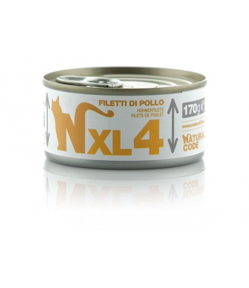 Natural Code Cat XL4 chicken fillets 170g