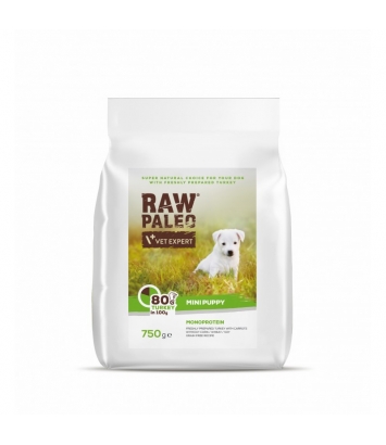 Raw Paleo Ultra Puppy Mini Turkey 750g