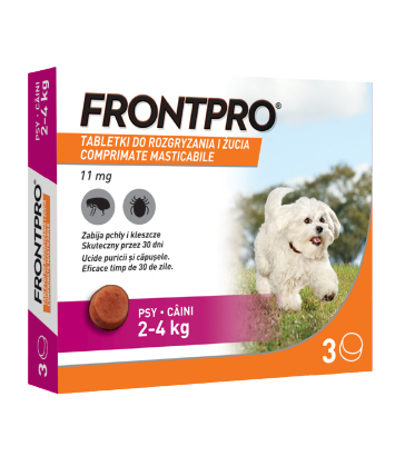 Frontpro tabletka na pchły i kleszcze (2-4kg)