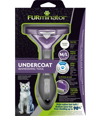 FURminator dla kotów krótkowłosych M/L