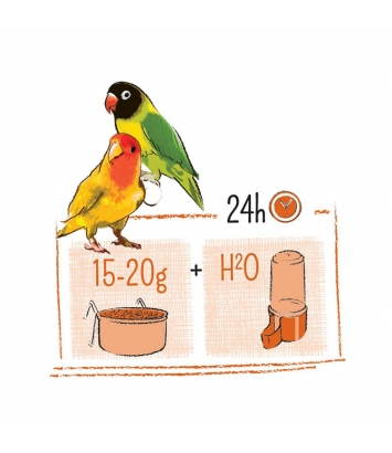 Puur lovebird 750g