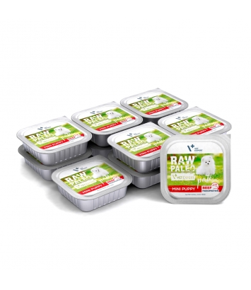 Raw Paleo Pate Mini Puppy Beef 12x150g