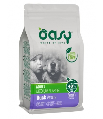 Oasy One Protein Adult M/L Duck 12kg