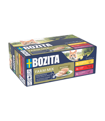Bozita Mus Farm Mix 12x85g