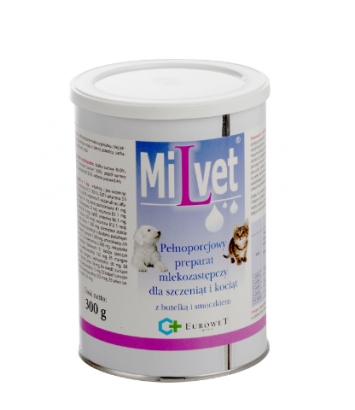 Milvet - preparat mlekozastępczy - 0,3kg