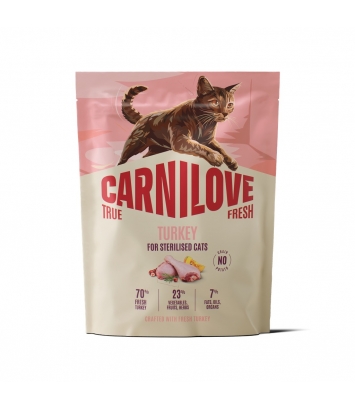 Carnilove Cat 400g True Fresh Adult Sterylised Turkey