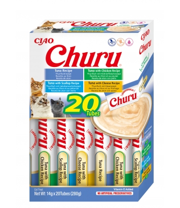 Inaba Cat Churu Varietes Tuna 20x14g