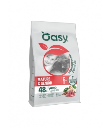 Oasy Mono 2kg AD Senior Jagnięcina