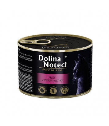 Dolina Noteci dla kota Filet z piersi indyka 185g